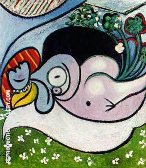 Reclining Nude with Flowers1932 By Pablo Picasso