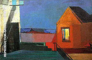 Entrance To Studio 1947 By Franz Kline