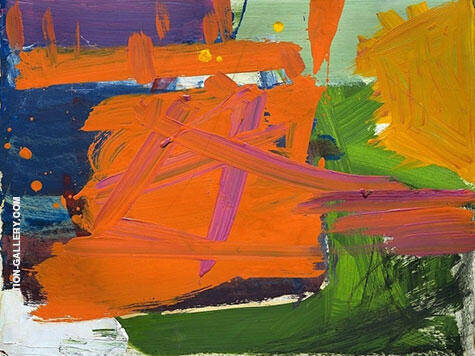 Untitled 1957 A1 by Franz Kline | Oil Painting Reproduction
