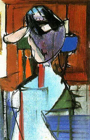 Seated Figure Elizabeth 1948 By Franz Kline