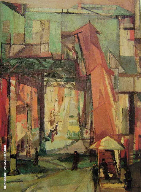 Chatham Square 1948 By Franz Kline