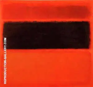 No. 36 Black Stripe 1958 By Mark Rothko (Inspired By)