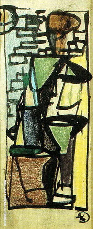 Study For The Dancer 1946 By Franz Kline