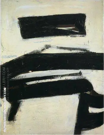 Black and White 1951 By Franz Kline