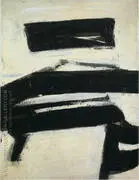 Black and White 1951 By Franz Kline