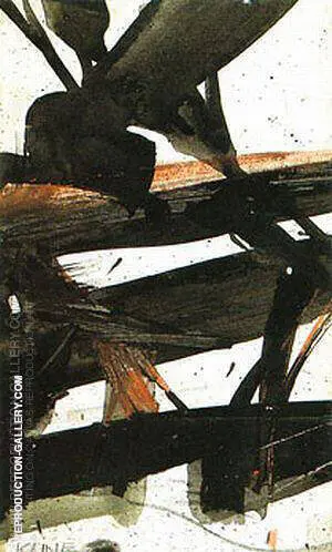 Study for Horizontal Rust 1960 By Franz Kline