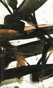 Study for Horizontal Rust 1960 By Franz Kline
