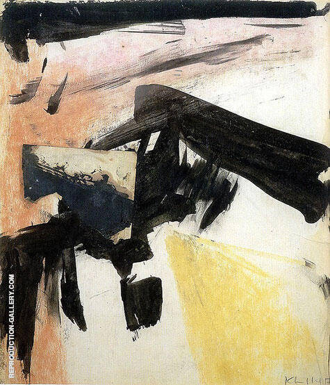 Abstraction 1955 by Franz Kline | Oil Painting Reproduction