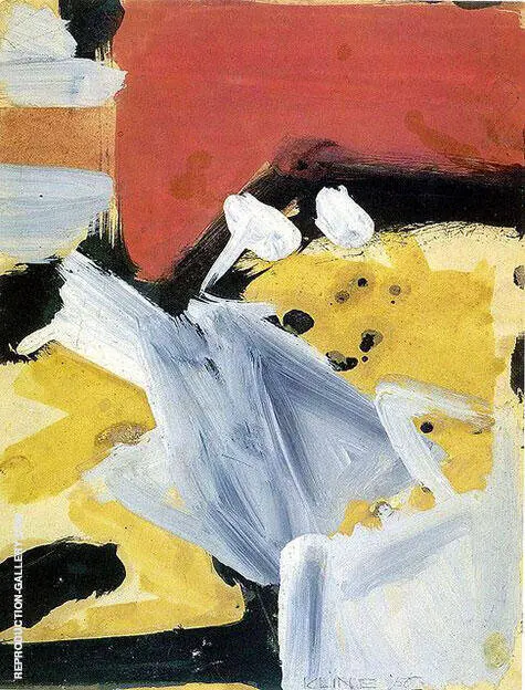 Untitled 1956 By Franz Kline