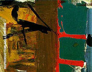 Green Red and Brown 1955 By Franz Kline