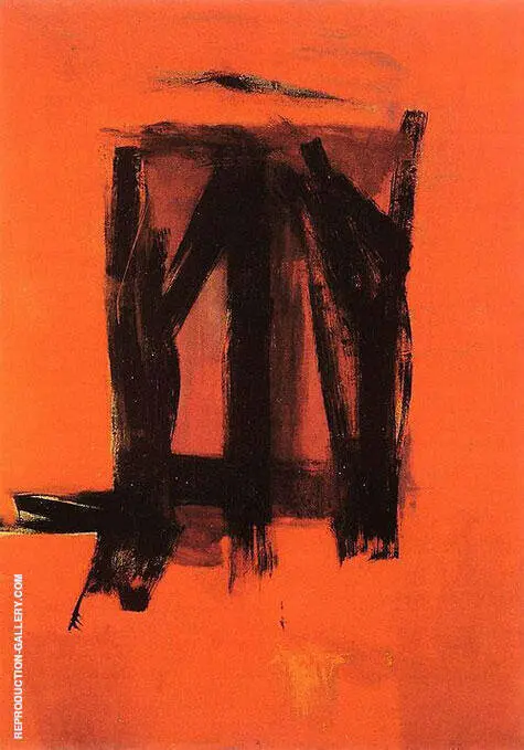Red Painting 1961 By Franz Kline