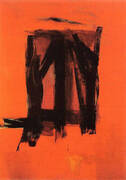 Red Painting 1961 By Franz Kline
