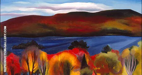 Lake George Autumn 1927 By Georgia O'Keeffe
