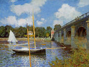 Road Bridge at Argenteuil By Claude Monet