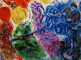Orpheus 1969 By Marc Chagall