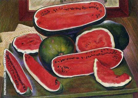 The Watermelons 1957 By Diego Rivera