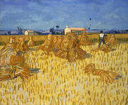 Harvest in Provence 1888 By Vincent van Gogh