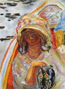 Jeune Fille Dans Une Baroque By Pierre Bonnard