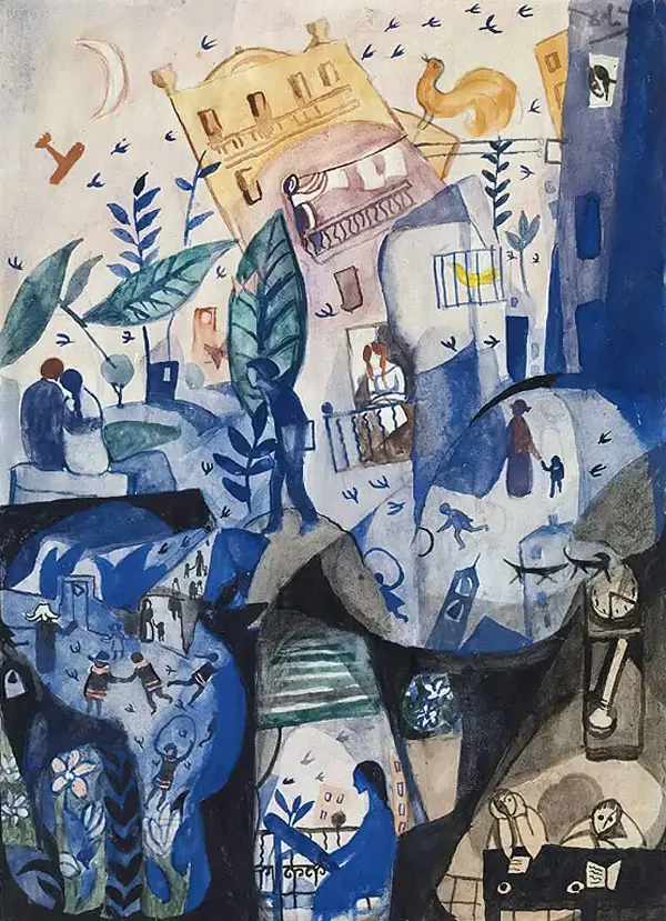 The First Days of Spring c1922 By Salvador Dali