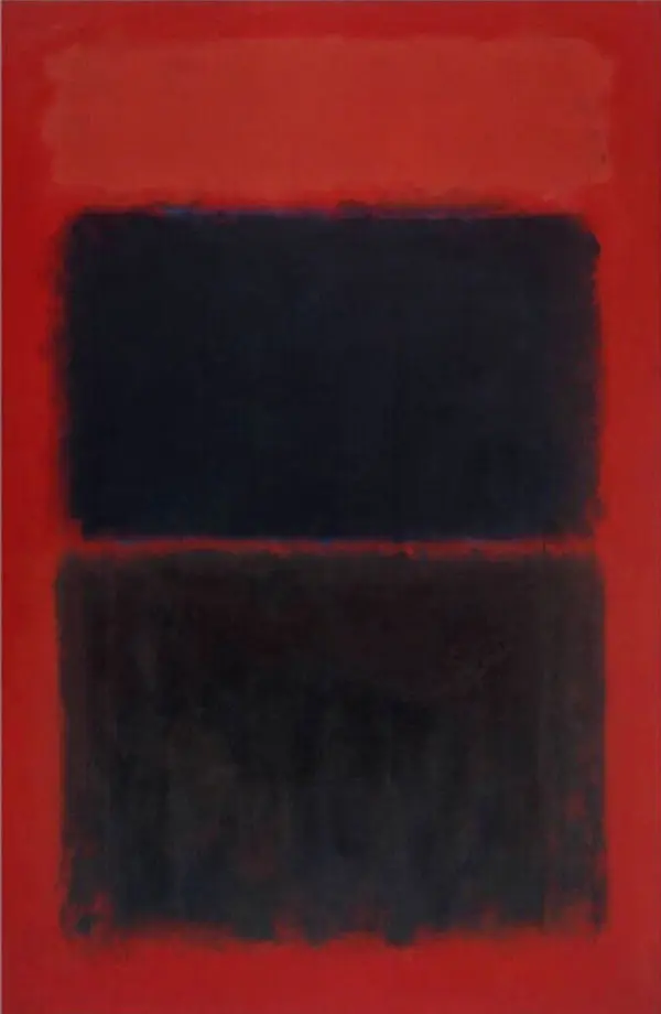 Light Red Over Black 1957 By Mark Rothko (Inspired By)
