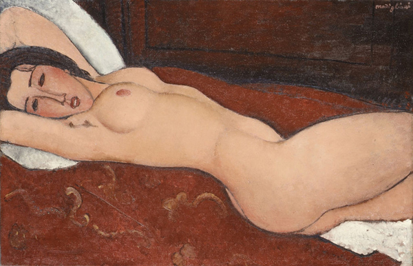 Reclining Nude 1917 by Amedeo Modigliani | Oil Painting Reproduction