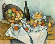 Still Life Basket of Apples By Paul Cezanne