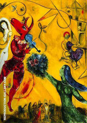 La Danse 1950 by Marc Chagall | Oil Painting Reproduction