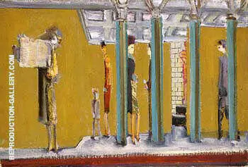 Subway 1937 By Mark Rothko (Inspired By)