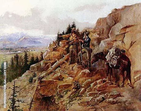 Trouble on the Horizon 1893 By Charles M Russell