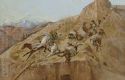 Attack on the Mule Train 1891 By Charles M Russell