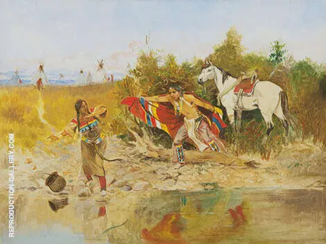 The Marriage Ceremony By Charles M Russell