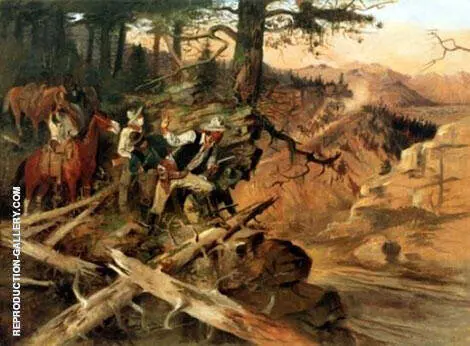 The Ambush [The Road Agents] 1896 By Charles M Russell