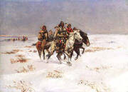 The Snow Trail 1897 By Charles M Russell