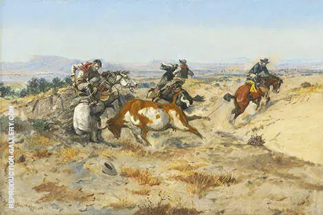 When Cowboys Get in Trouble 1899 By Charles M Russell