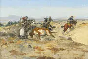 When Cowboys Get in Trouble 1899 By Charles M Russell
