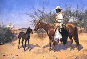 The Sentinel 1889 By Frederic Remington
