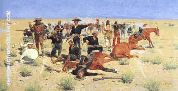 Rounded-Up 1901 By Frederic Remington