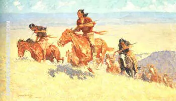 Buffalo Runners-Big Horm Basin 1909 By Frederic Remington