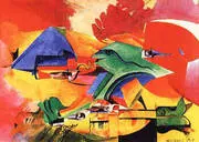 Fish Fight 1917 By Max Ernst