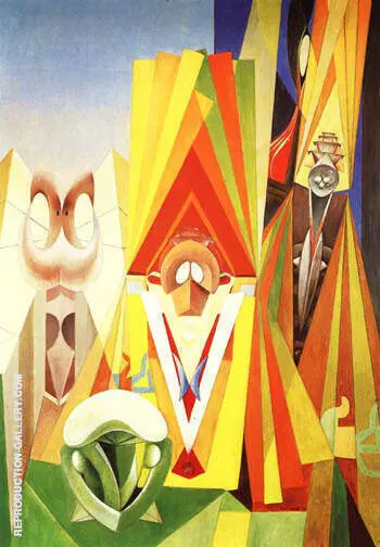 The Feast of the Gods, 1948 By Max Ernst