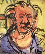 Self-Portrait l, 1942 By Hans Hofmann