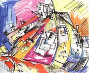 Provincetown Landscape, 1942 By Hans Hofmann