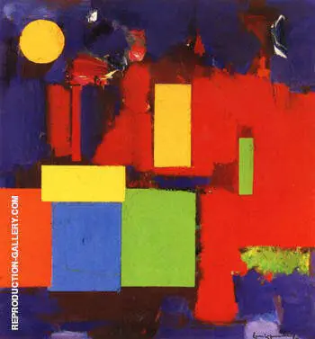 Rising Moon, 1965 By Hans Hofmann