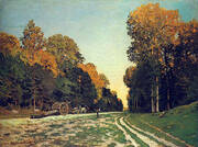 The From Chailly to Fontainebleau 1864 By Claude Monet