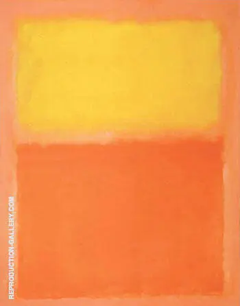 Orange and Yellow 1956 2 By Mark Rothko (Inspired By)