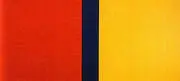 Who's Afraid of Red Yellow and Blue IV 1969-70 By Barnett Newman