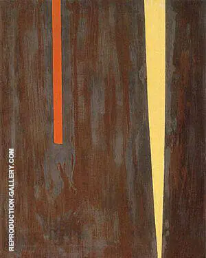 Untitled 1946 By Barnett Newman