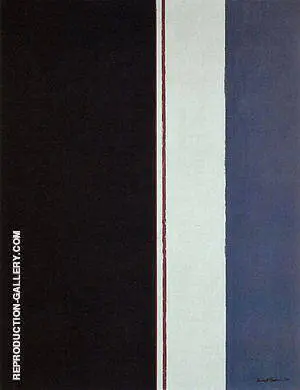 The Word II 1954 By Barnett Newman
