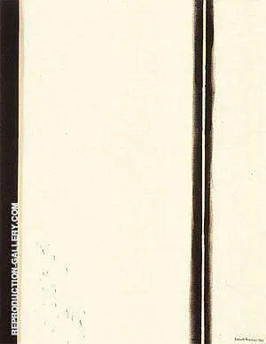 Fourth Station 1960 By Barnett Newman