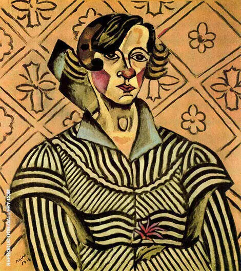Portrait of Juanita Obrador 1918 By Joan Miro